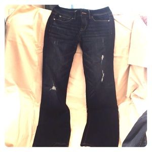 American eagle dark denim/stretch/slim boot